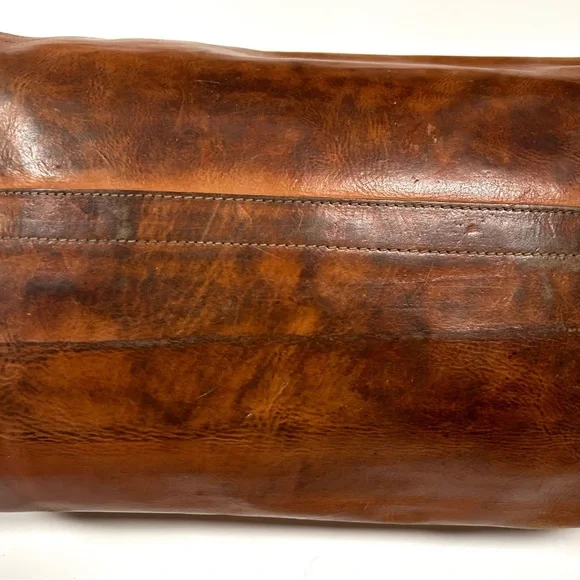 Vintage Leather Duffle bag - Picture 4 of 16